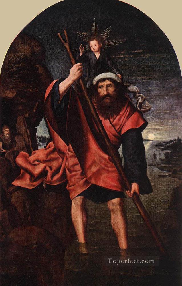 St Christopher Quentin Matsys Oil Paintings